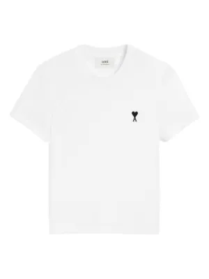 AMI スモール A ハート Tシャツ すぐ届く！ AMI PARIS]☆(UNISEX) スモールハートロゴ 半袖Tシャツ☆関税込