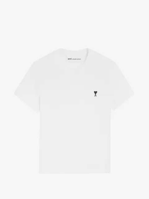 AMI Paris Ami de Coeur logo crew neck T-shirt