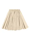 AMI Paris elasticated-waist midi skirt - Neutrals