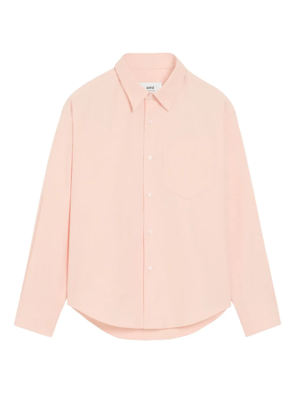 AMI Paris katoenen shirt Roze