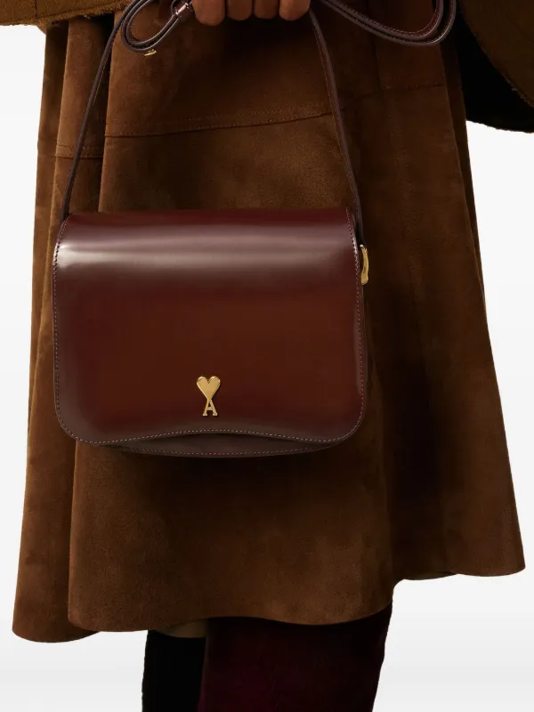 AMI Paris Paris Paris ショルダーバッグ | ブラウン | FARFETCH JP