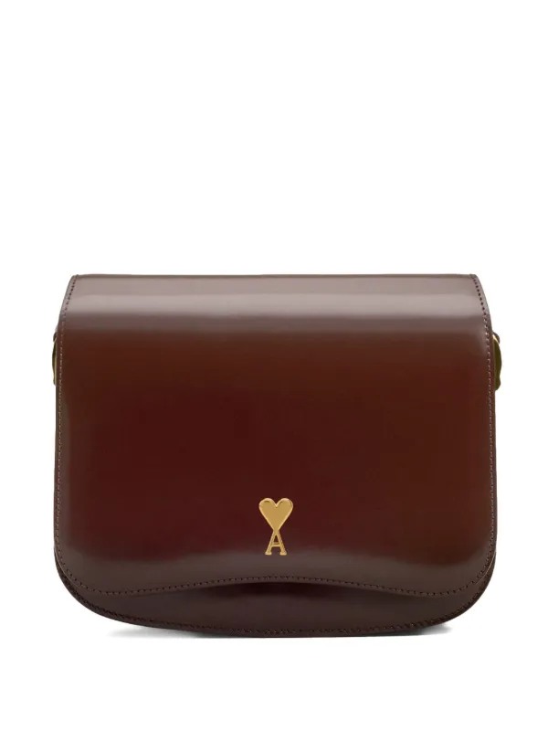 AMI Paris Paris Paris ショルダーバッグ | ブラウン | FARFETCH JP