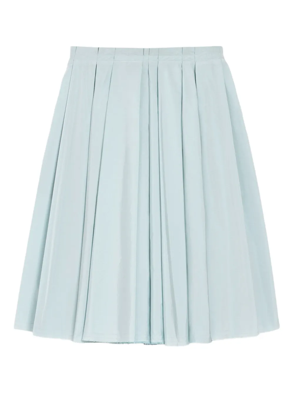 AMI Paris Midi-plooirok Blauw