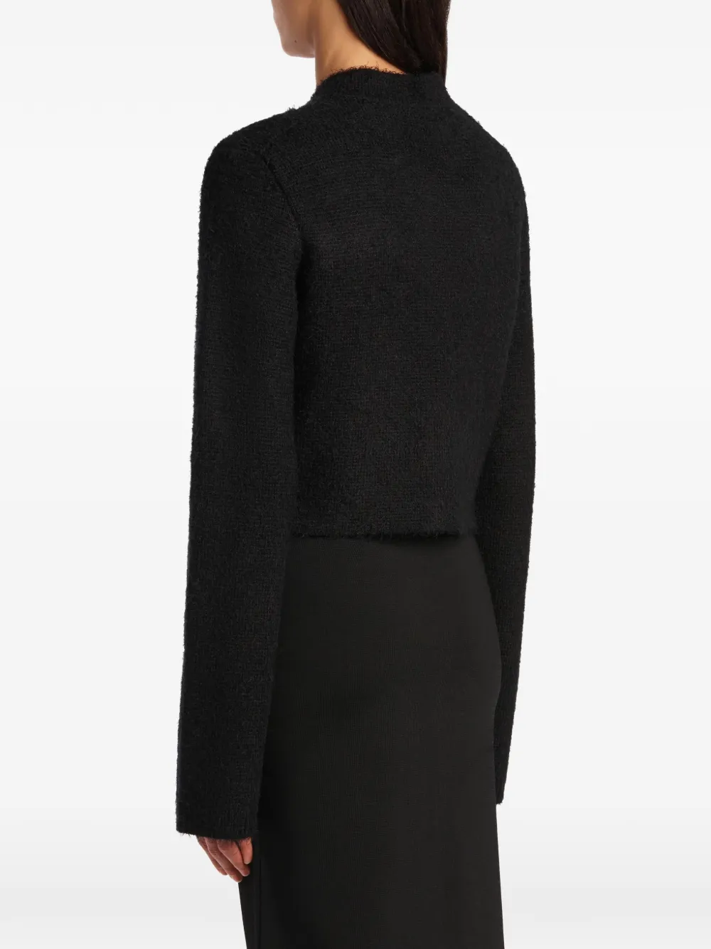 Khaite Silk-blend Cardigan in Black, view 5