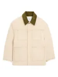 AMI Paris padded cotton worker jacket - Neutrals