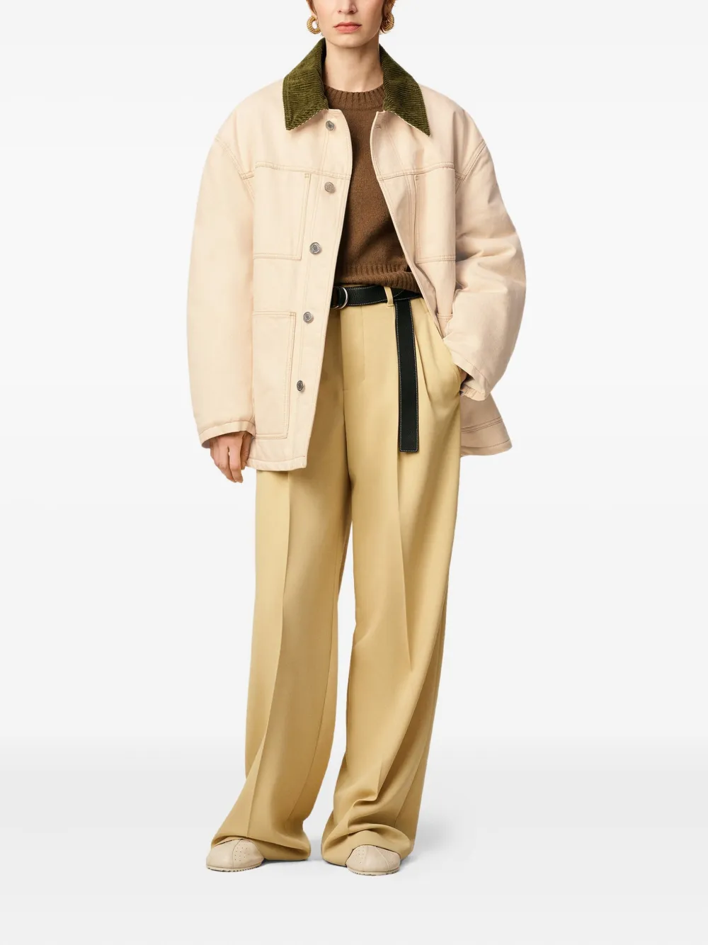 Ami Alexandre Mattiussi White Cotton Padded Worker Jacket White In Neutral