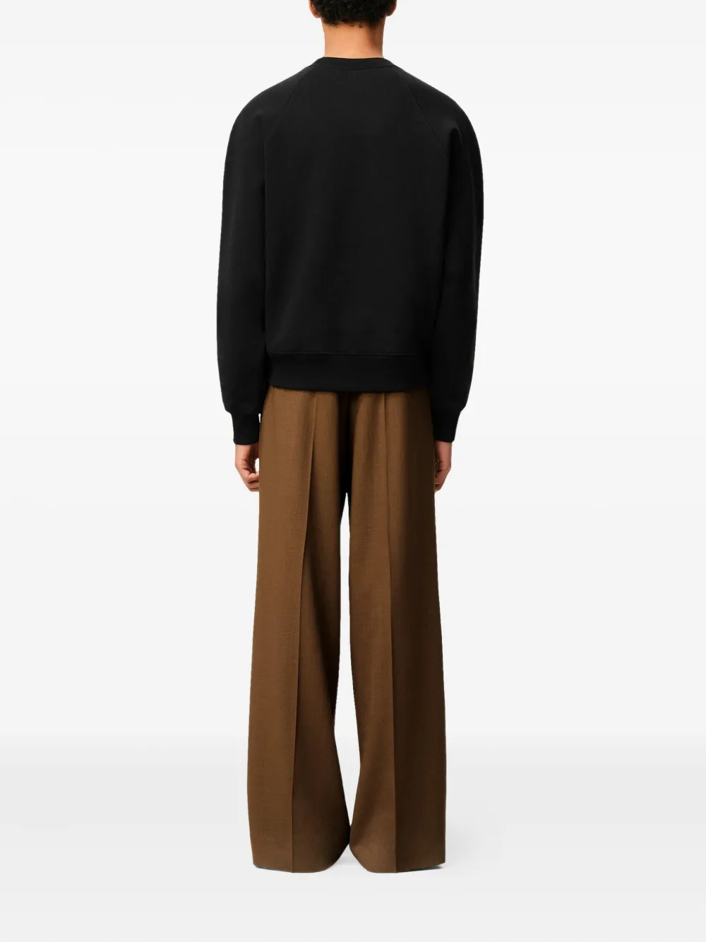 AMI Paris Sweater met logo Zwart