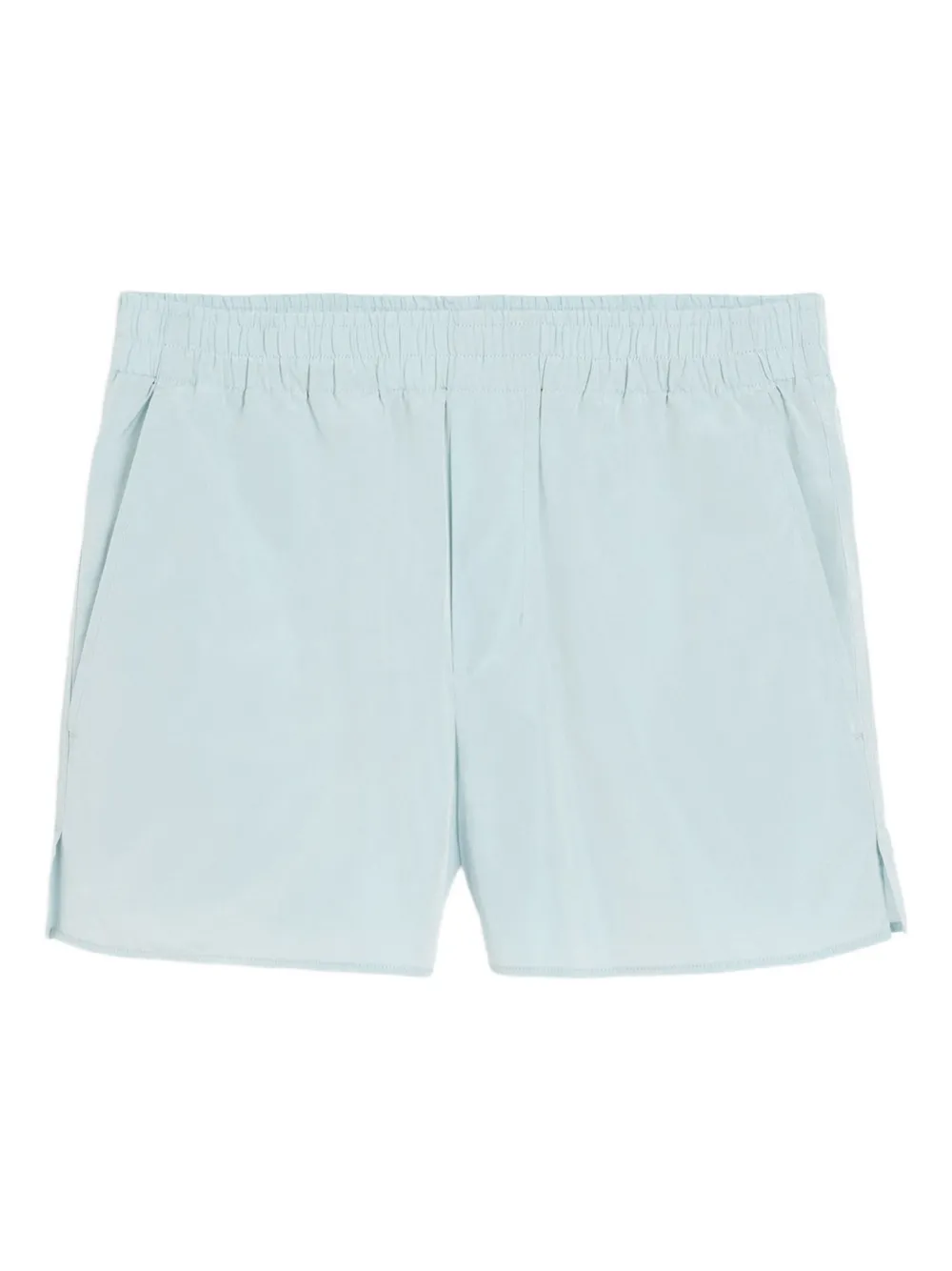 AMI Paris Shorts met elastische taille Blauw
