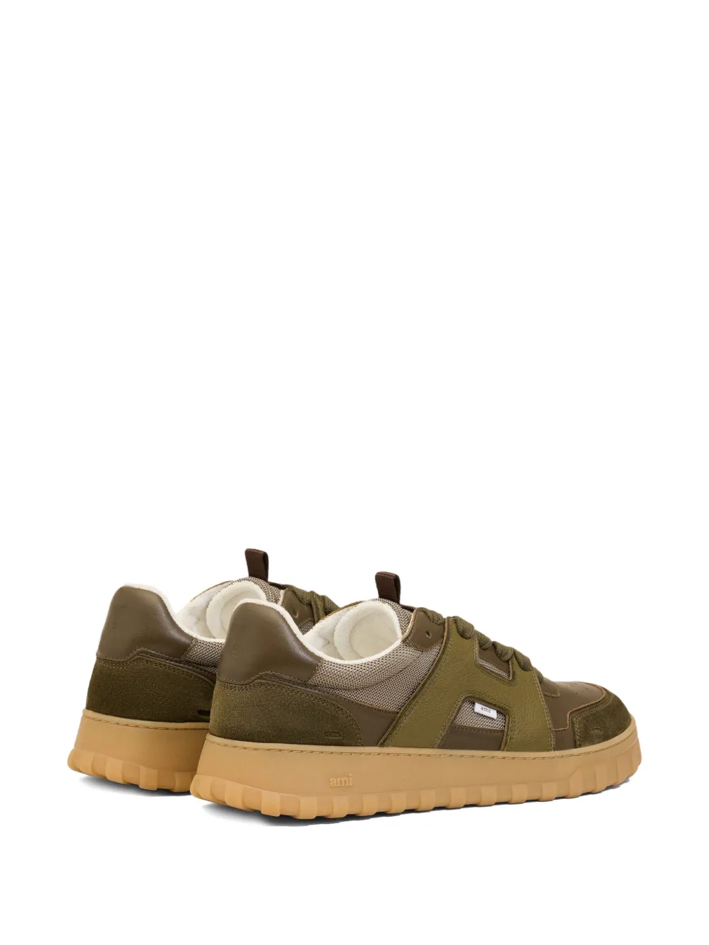 AMI Paris panelled sneakers Green