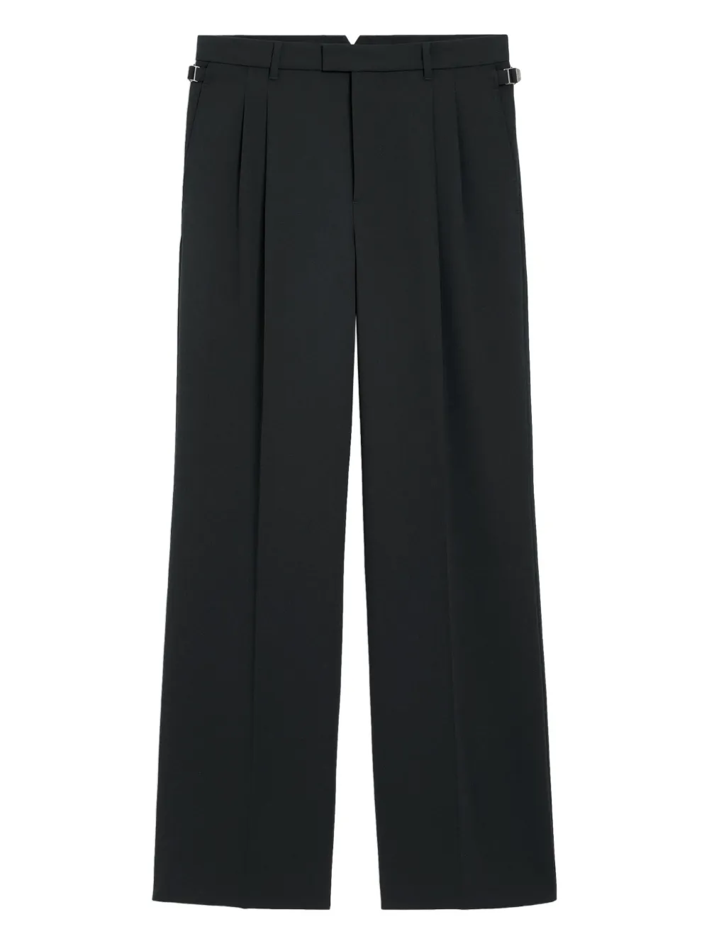 pleated wide-leg trousers