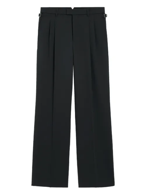 Pantalon ample à design plissé - AMI Paris - Modalova