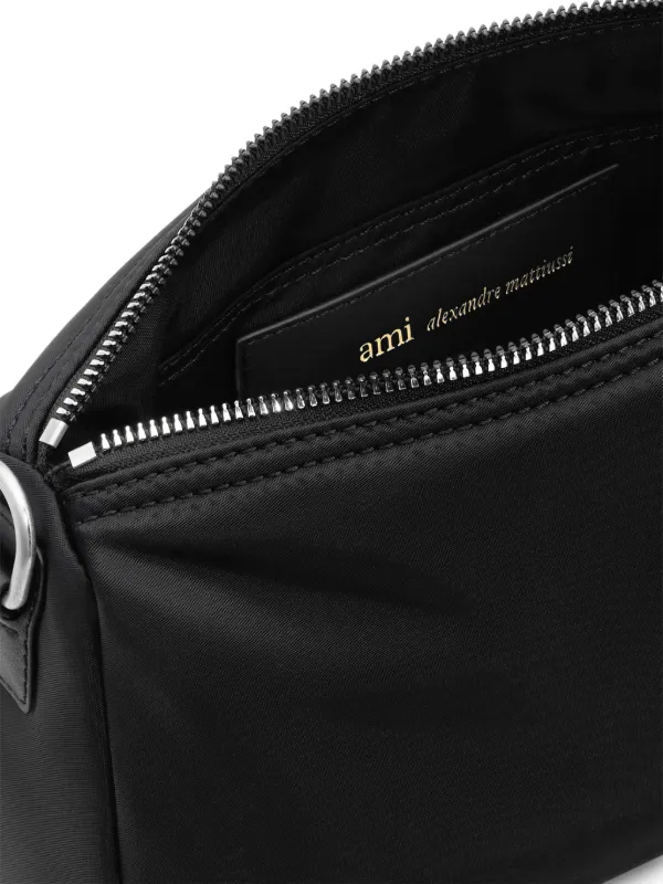 AMI Paris Marcel Padded Shoulder Bag | Black | FARFETCH