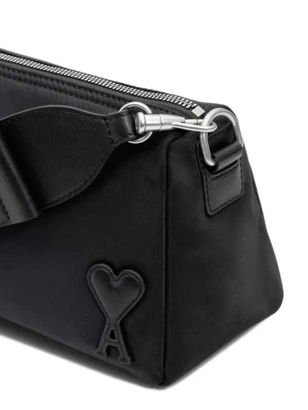 AMI Paris Marcel Padded Shoulder Bag | Black | FARFETCH