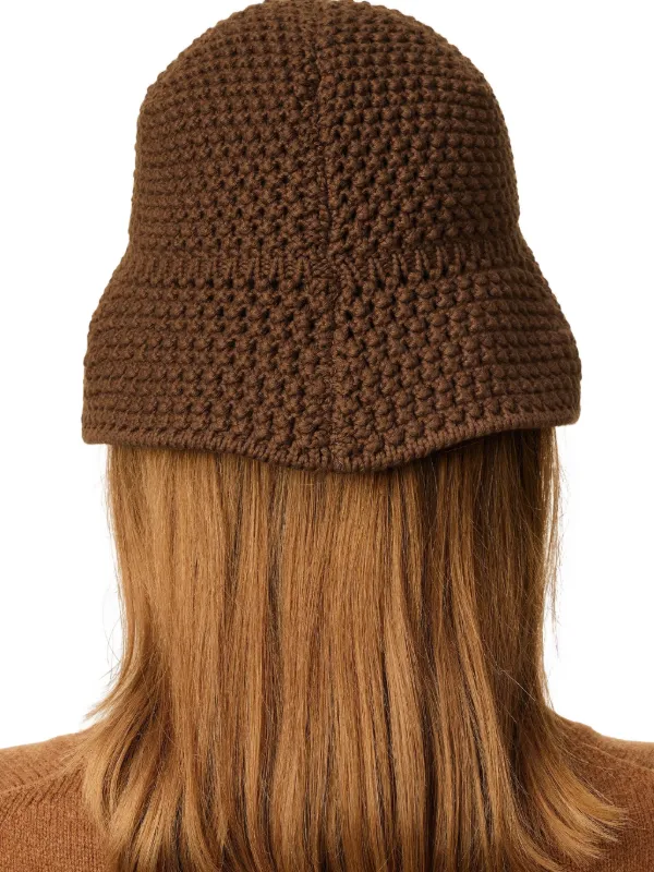 AMI Paris Ami-patch Bucket Hat | Brown | FARFETCH