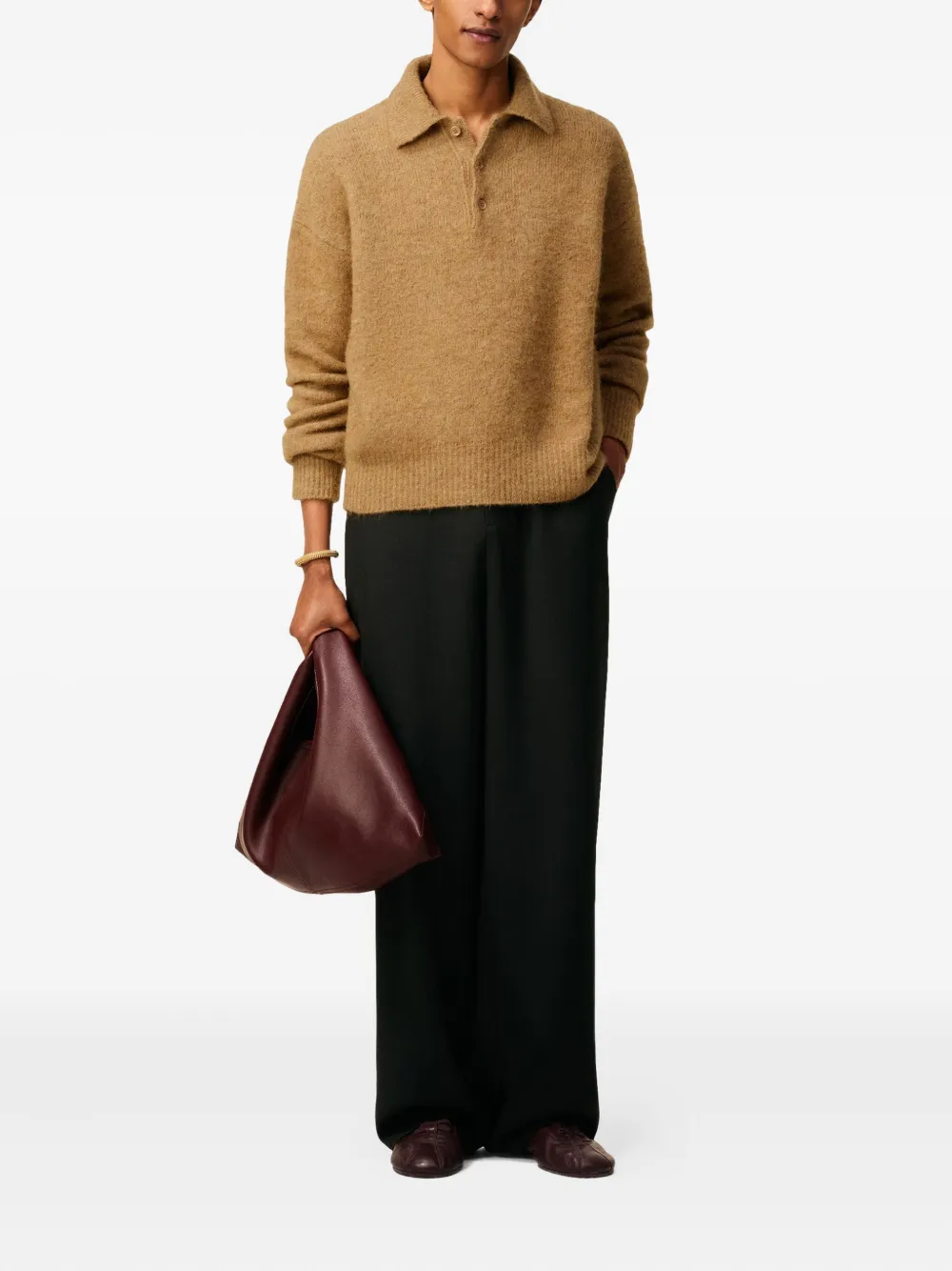 AMI Paris Trui met lange mouwen - Beige
