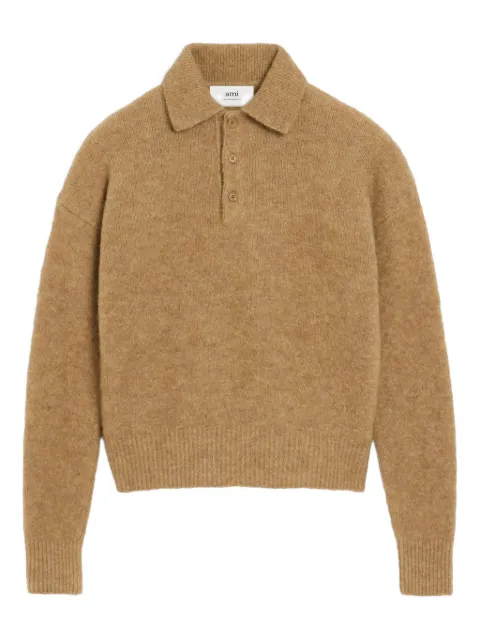 AMI Paris Ami long sleeve polo shirt