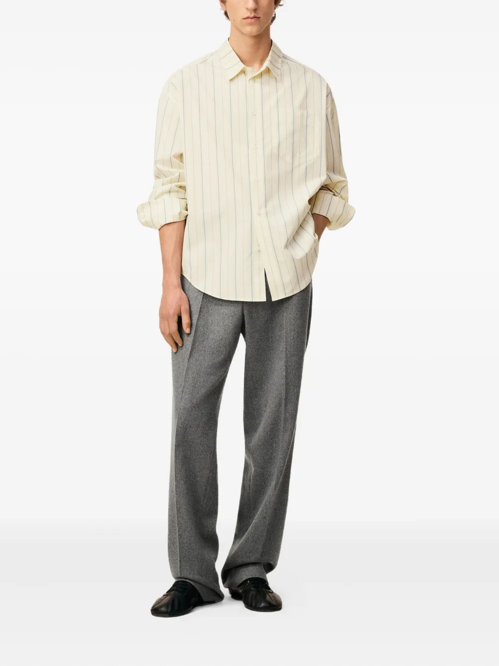 AMI Paris striped button-up shirt | Shirts | Image 2