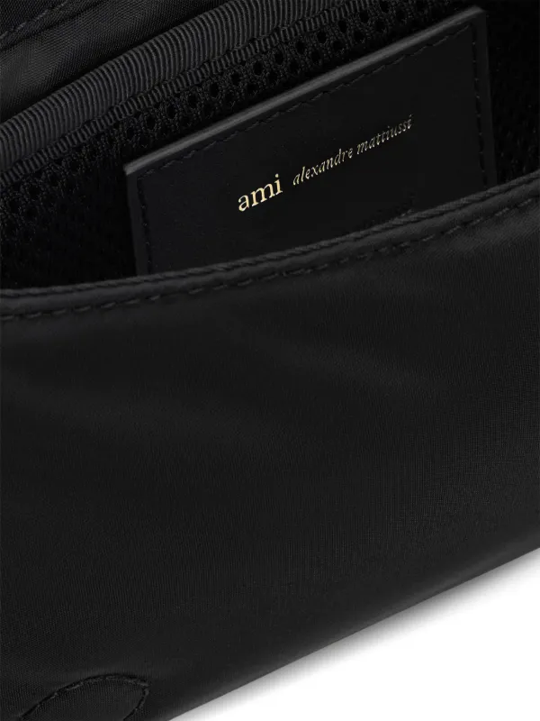 AMI Paris Marcel Shoulder Bag | Black | FARFETCH