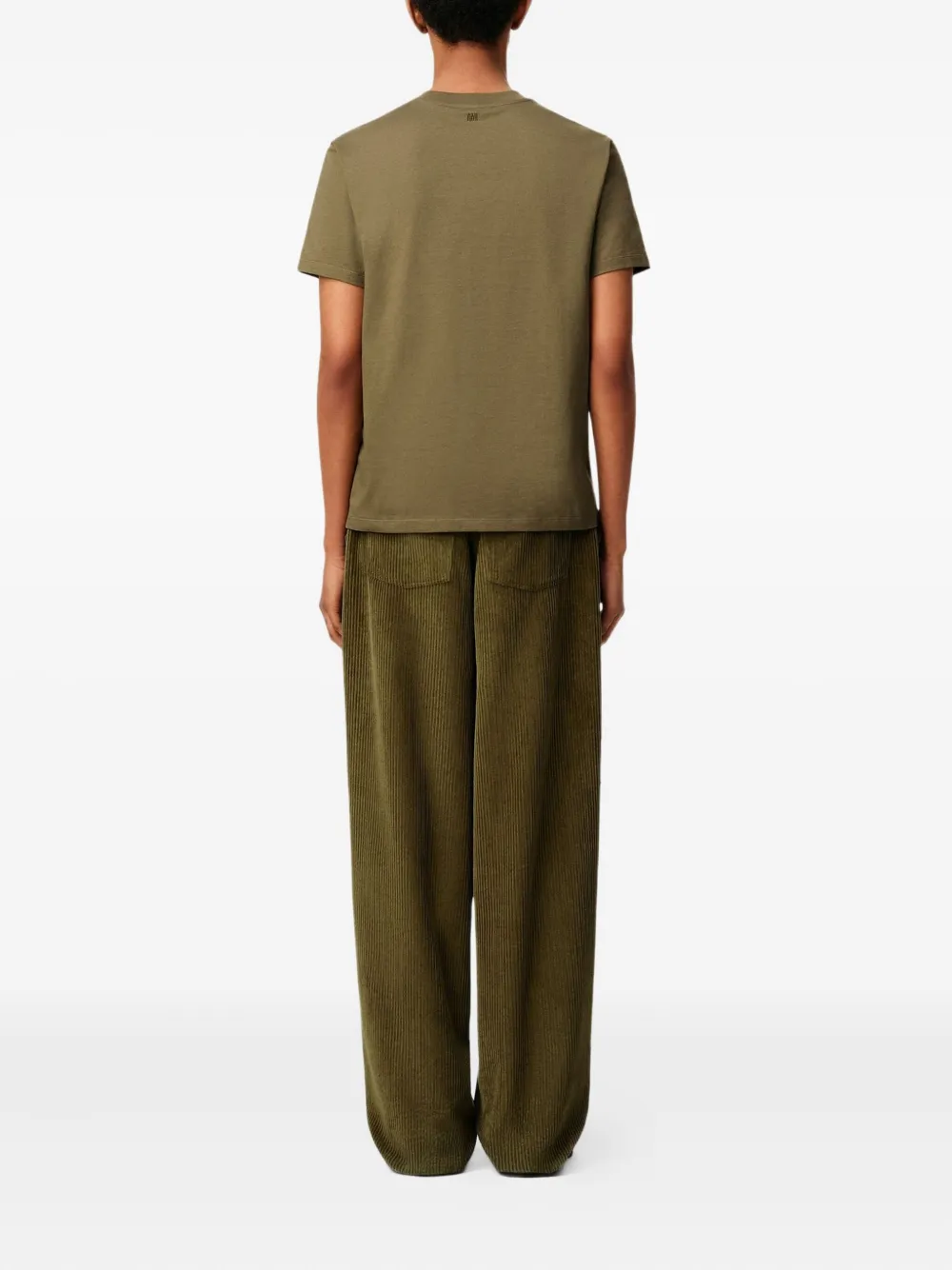 AMI Paris Ruimvallende broek Groen
