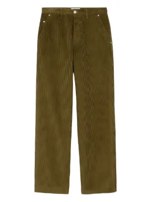 LEMAIRE ツイスト ベルテッド パンツ | グリーン | FARFETCH JP