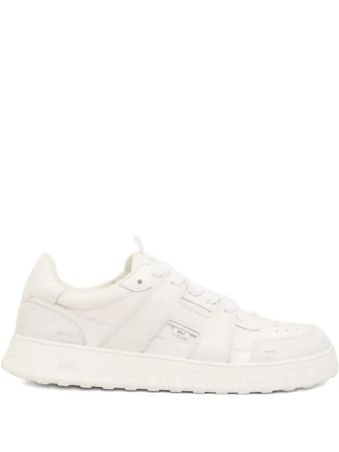 AMI Paris leather suede lace-up sneakers