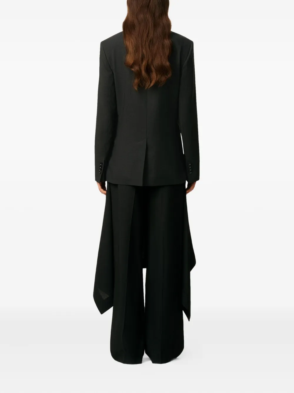 AMI Paris Blazer met dubbele rij knopen Zwart