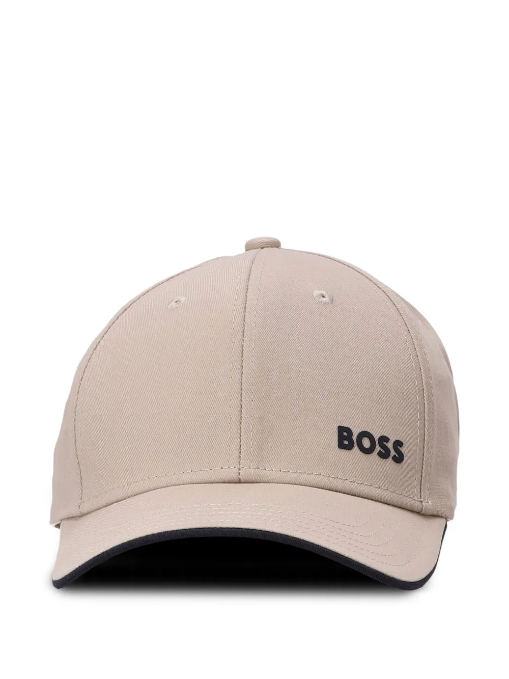 BOSS Pet met logo-reliëf Beige