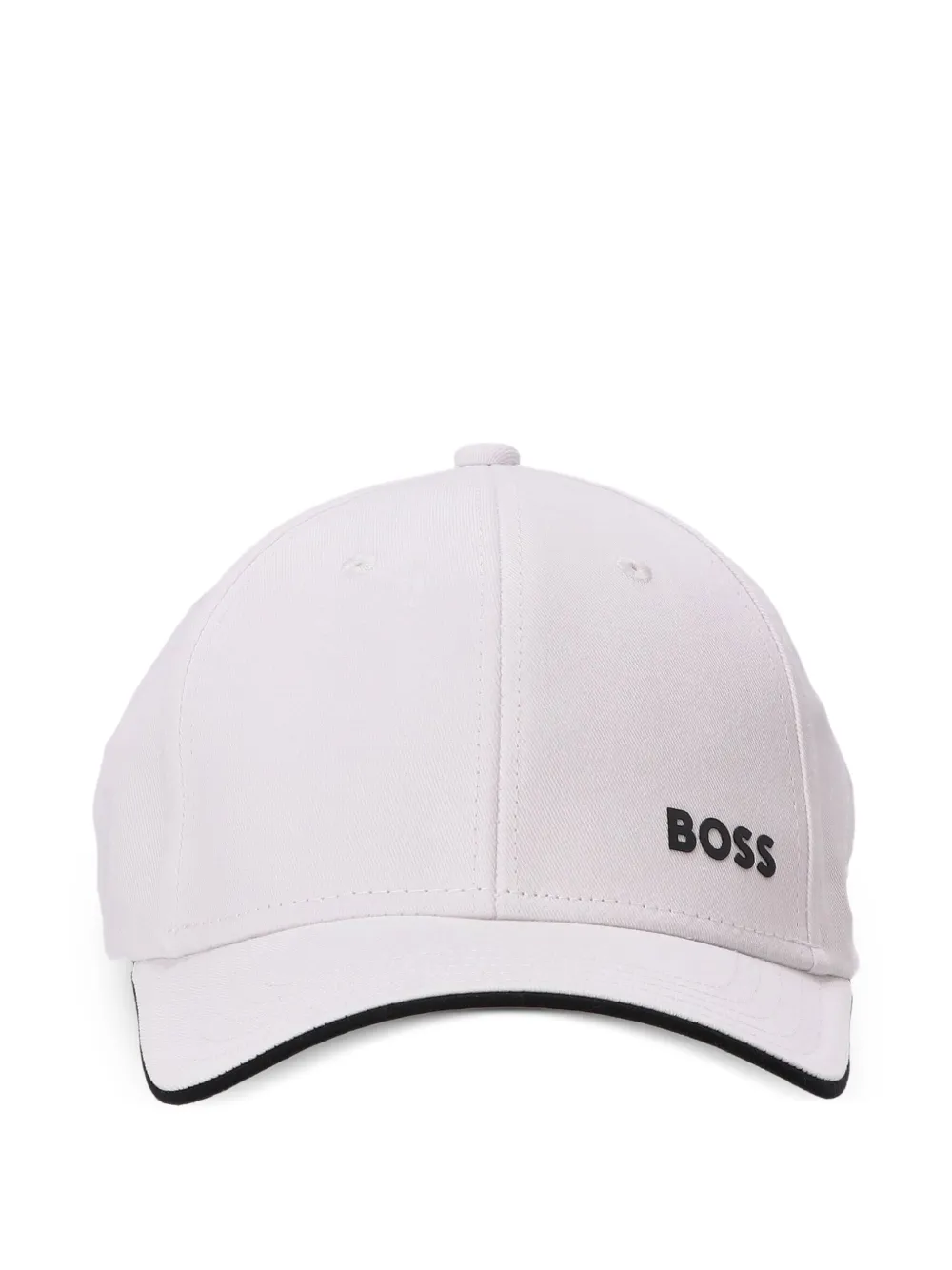 BOSS logo-embroidered cap | White | Image 1