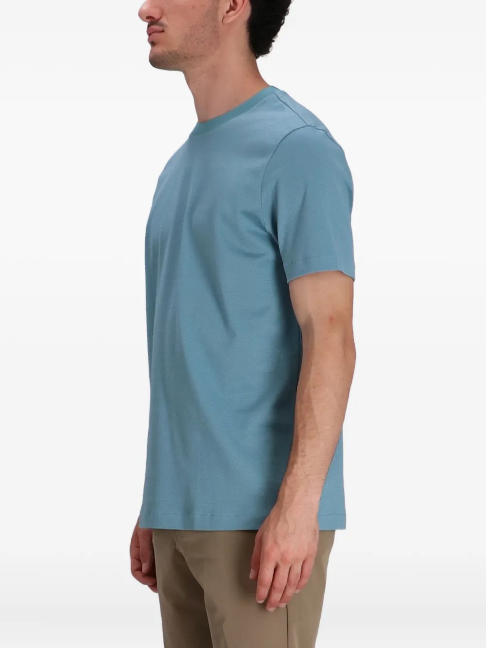 BOSS T-shirt met ronde hals Blauw