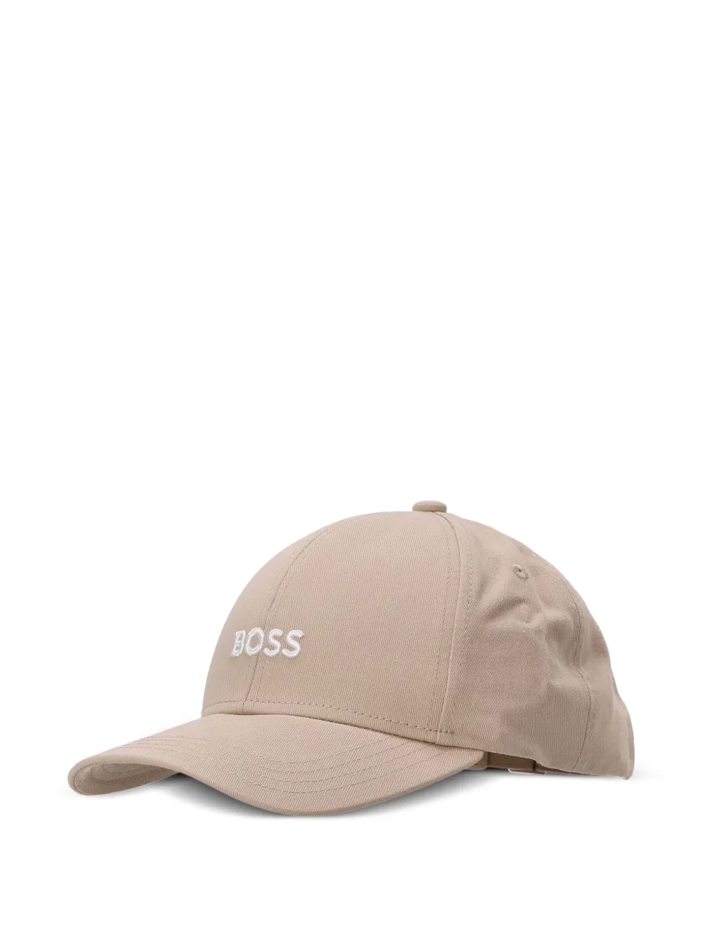 BOSS Pet met geborduurd logo Beige