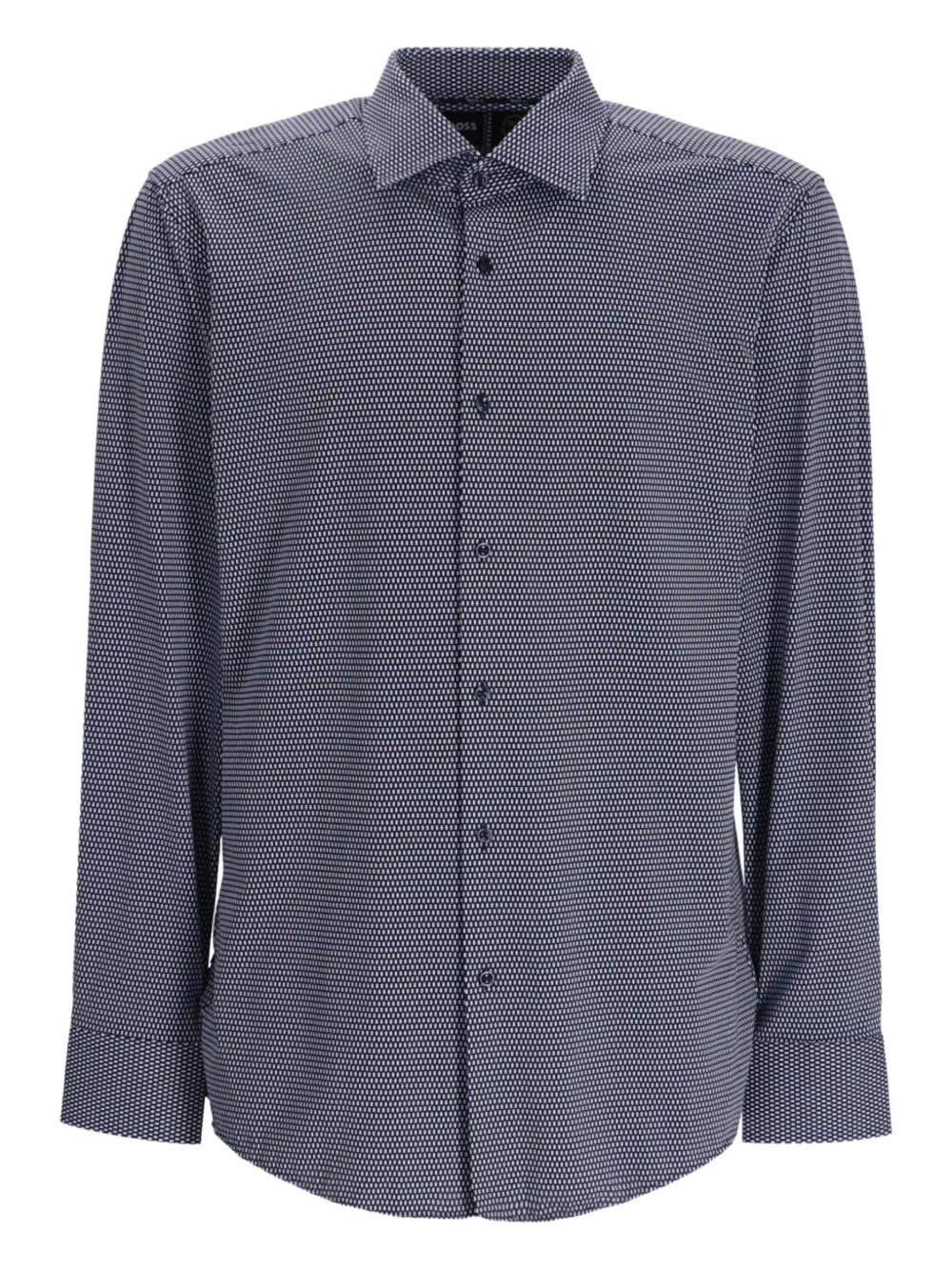 BOSS Overhemd met patroon Blauw