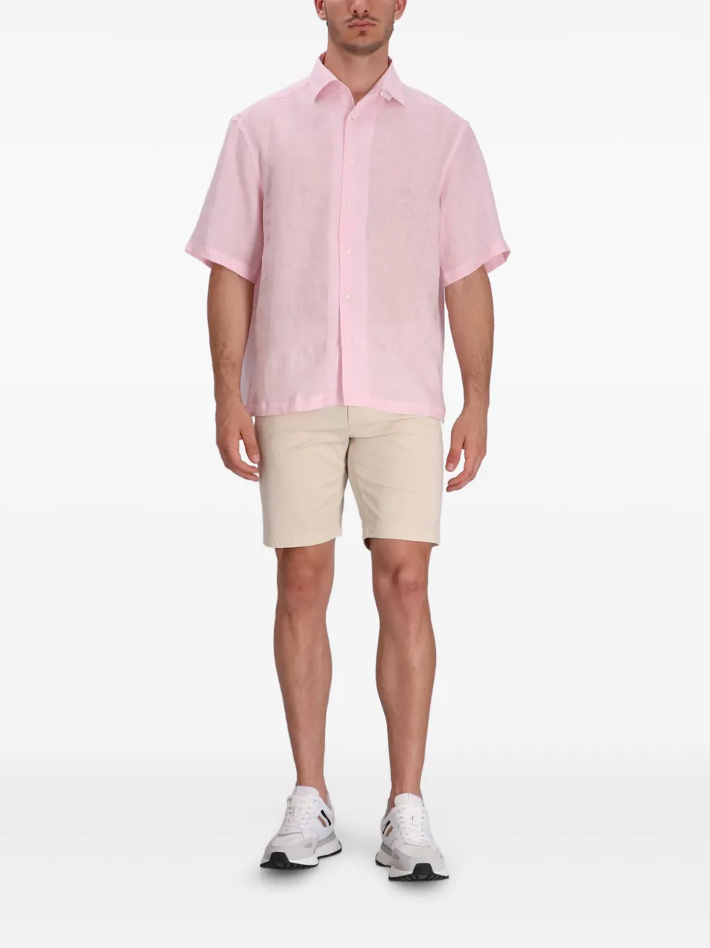 BOSS short-sleeved button-up shirt | Image 2
