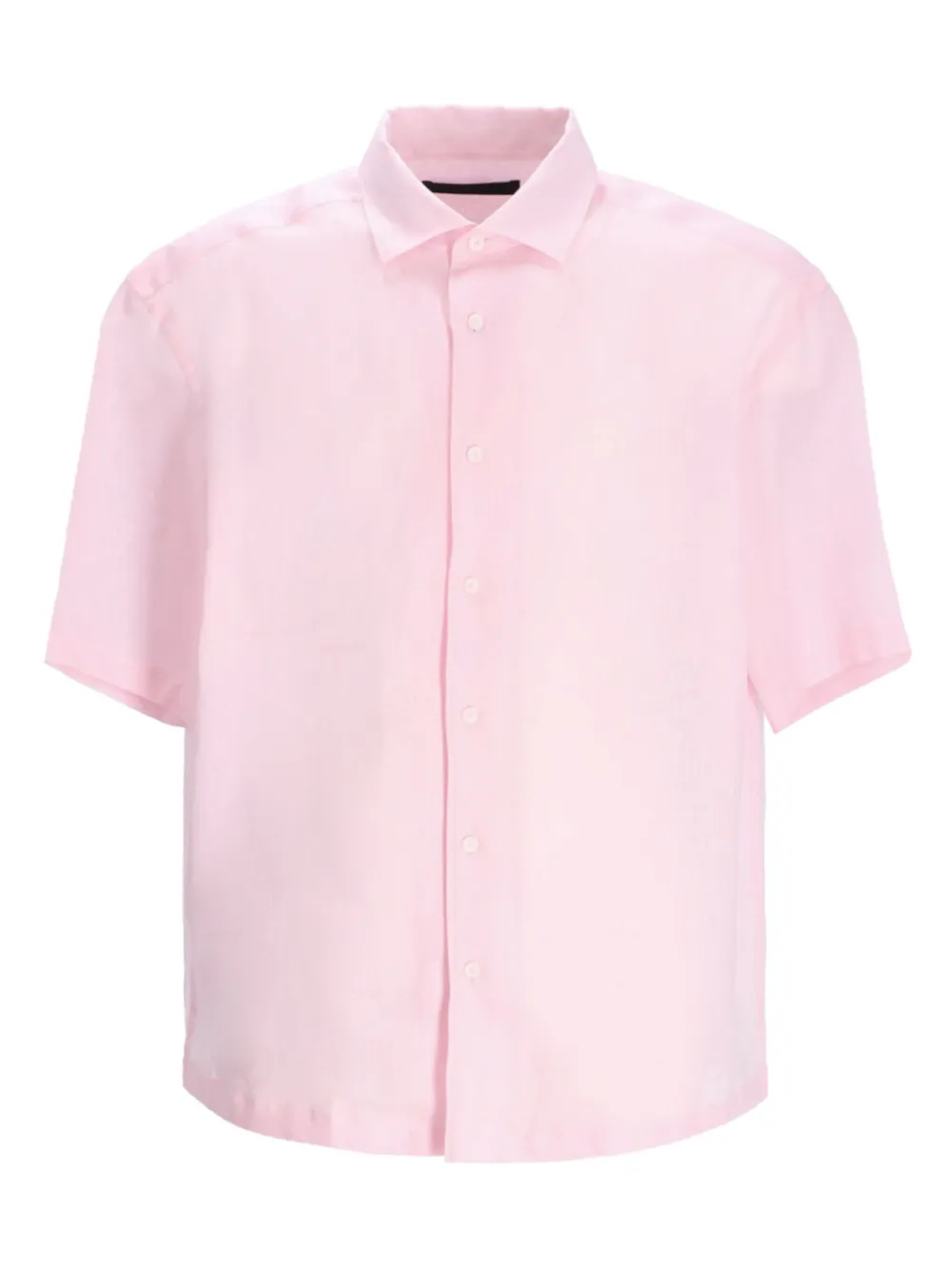 BOSS short-sleeved button-up shirt | Pink | Image 1