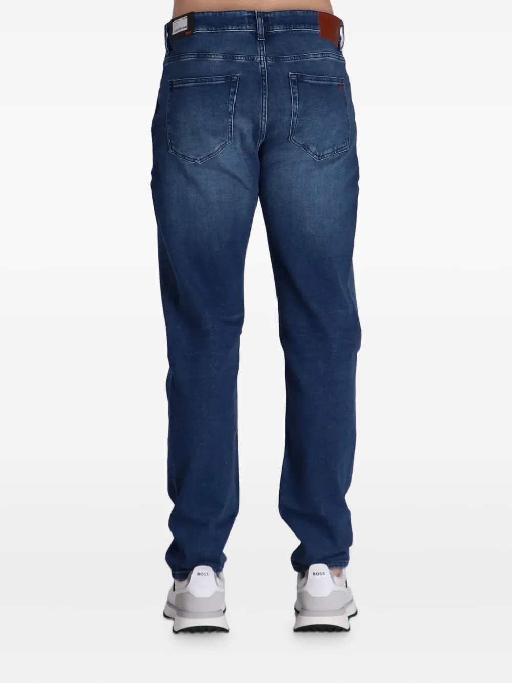 BOSS Jeans met effect Blauw