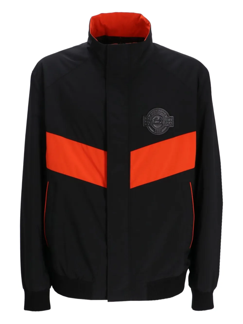 BOSS x Porsche panelled zip jacket | Black | Image 1