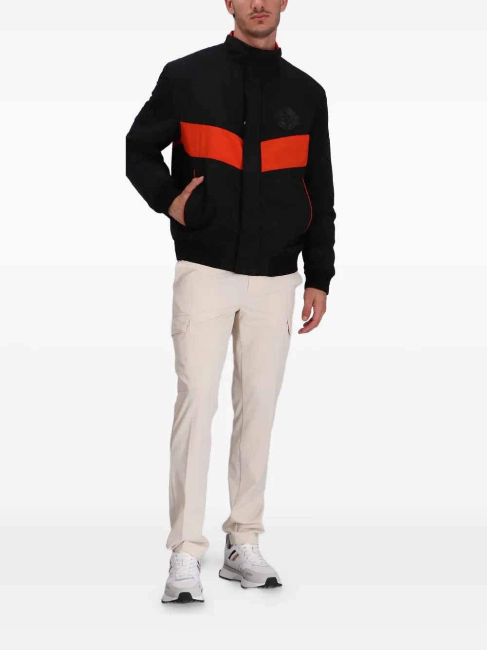 BOSS x Porsche panelled zip jacket | Bomber Jackets | Image 2