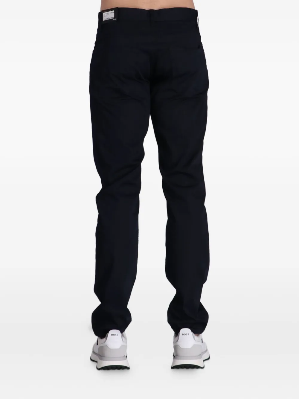 BOSS Straight broek Zwart