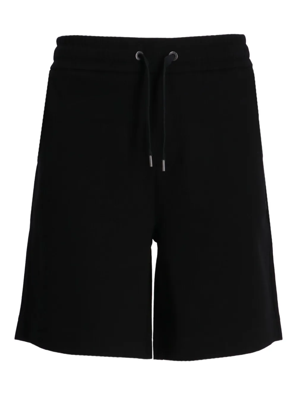 BOSS Katoenen shorts met trekkoord Zwart