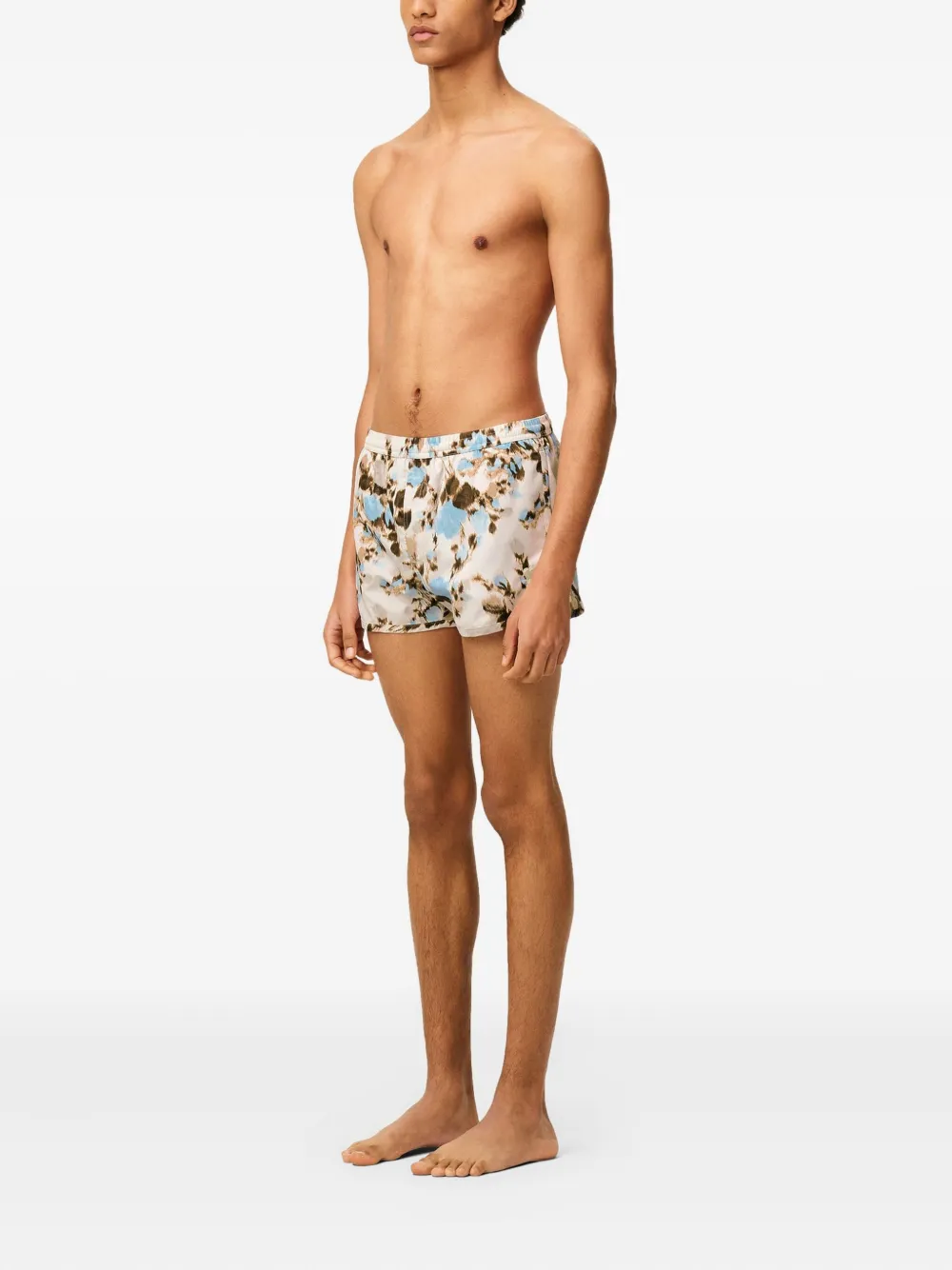  Ami Paris Plain Swim Shorts - Neutrals 