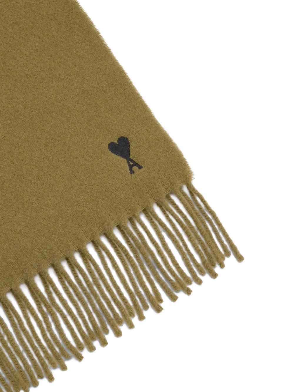 AMI Paris écharpe à logo brodé Ami De Cœur | Femme | Image 2