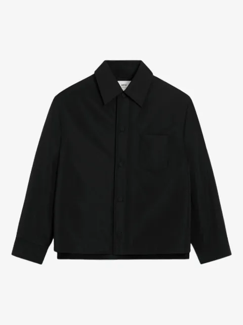 AMI Paris taffetas padded Ami De Coeur overshirt