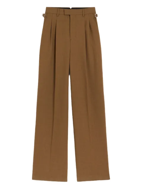 AMI Paris pleated wide-leg trousers