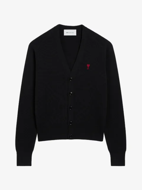 AMI Paris Ami de Coeur V-neck cardigan