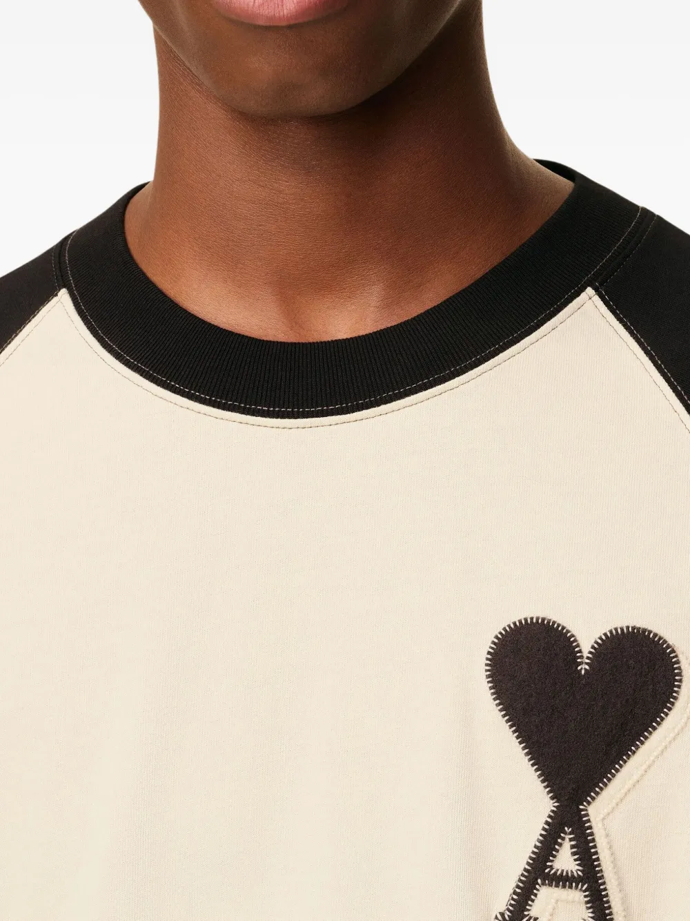 Ami Paris Ami de Coeur short-sleeve cotton T-shirt - thumbnail 2 of 7
