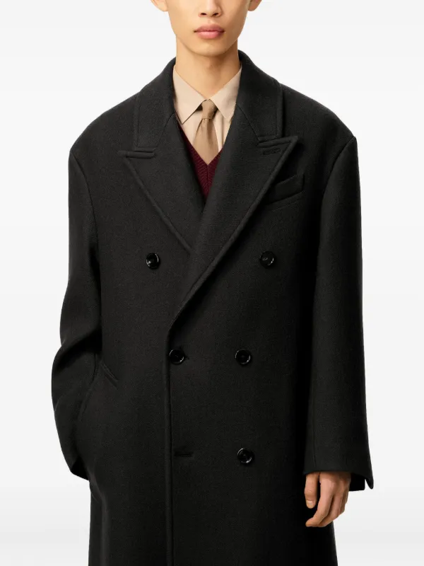 AMI Paris ダブルコート | グレー | FARFETCH JP