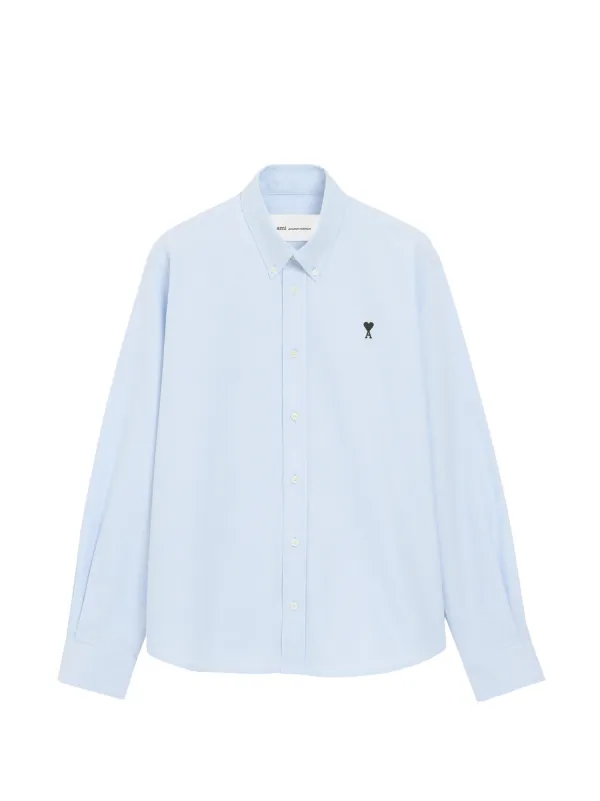 AMI Paris Camisa Ami De Coeur | Azul | FARFETCH BR