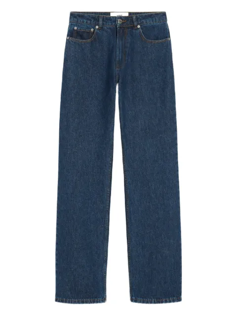 AMI Paris cotton wide-leg jeans