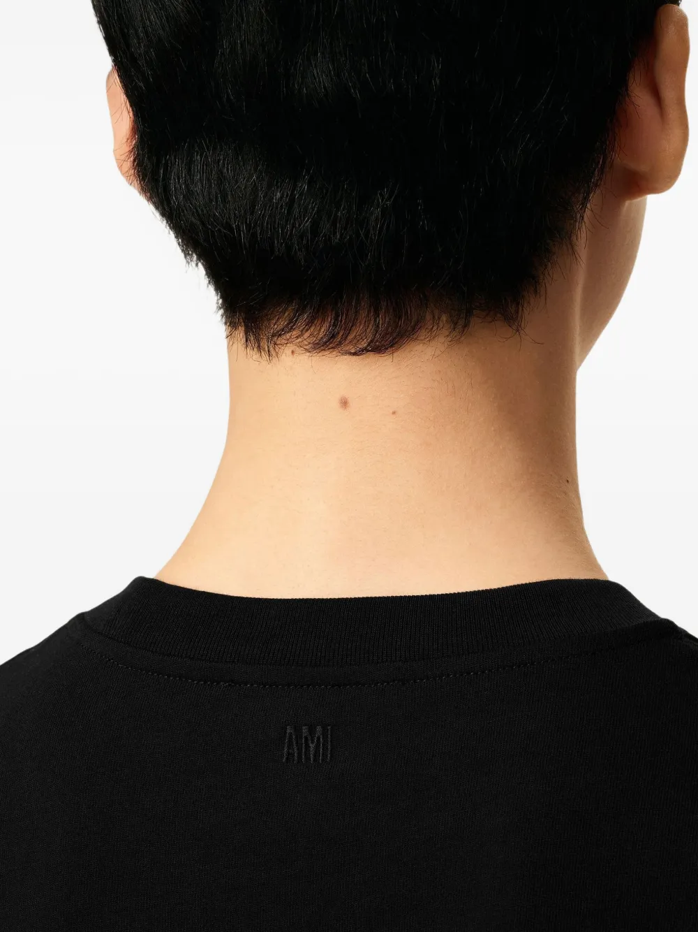 AMI Paris Katoenen T-shirt Zwart