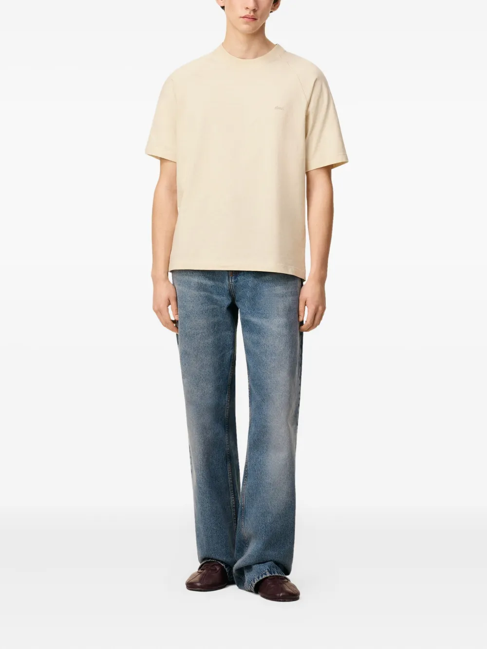 AMI Paris raglan-sleeve embroidered T-shirt | T-Shirts | Image 2