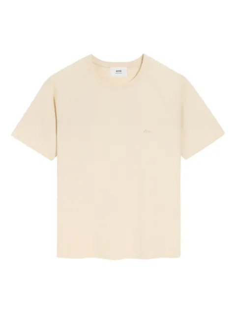 AMI Paris raglan-sleeve embroidered T-shirt